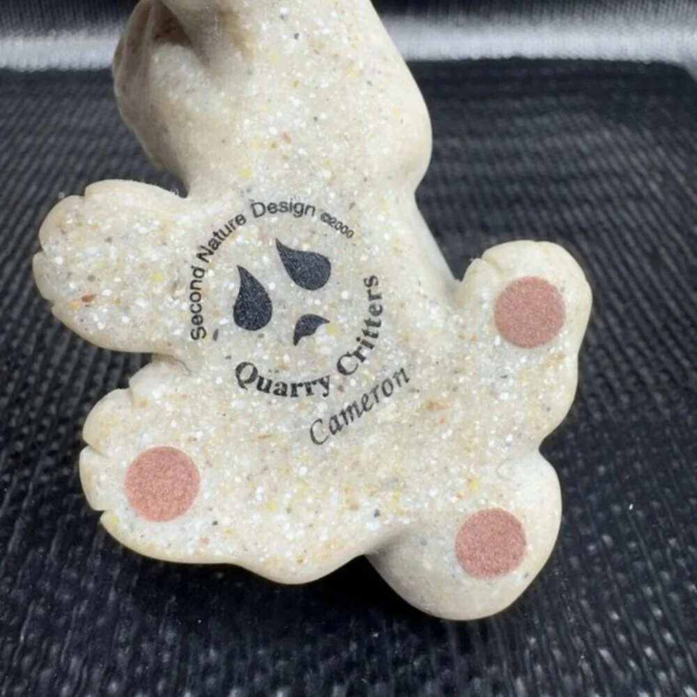 Vintage Quarry Critters Cameron Cat Figurine 2000 by Second Nature Design Figure